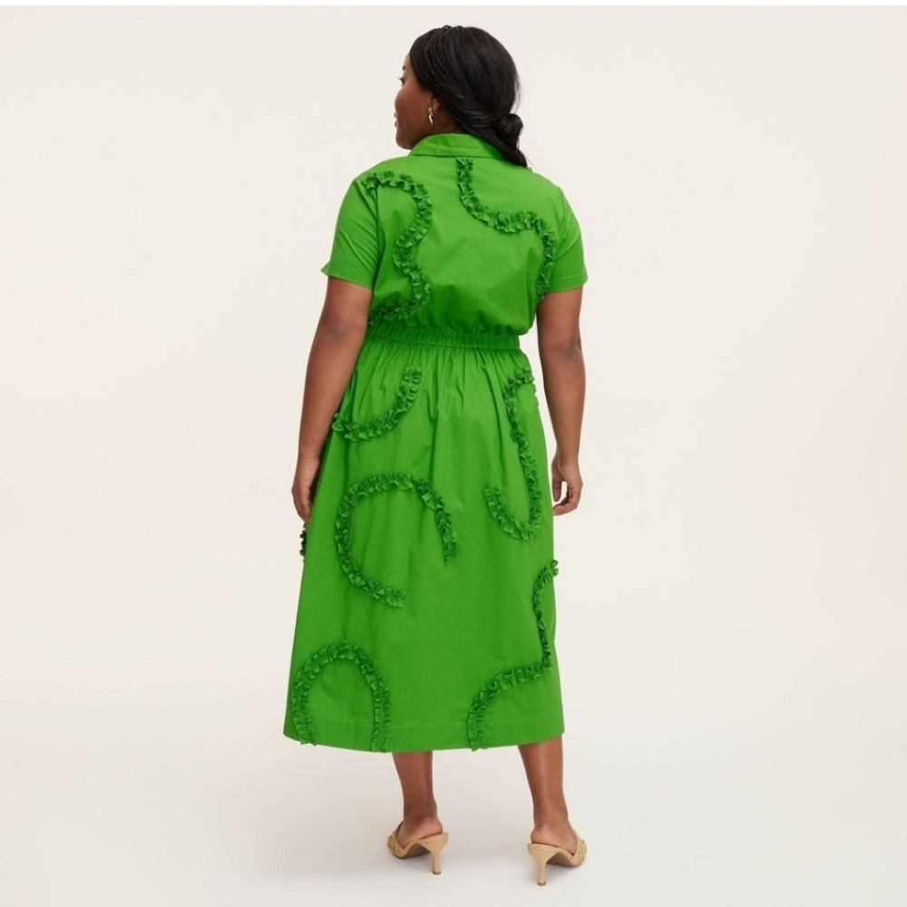 Kate Spade New York x TargetWomen's Ribbon Short Sleeve Midi Shirtdress - Picture 2 of 9